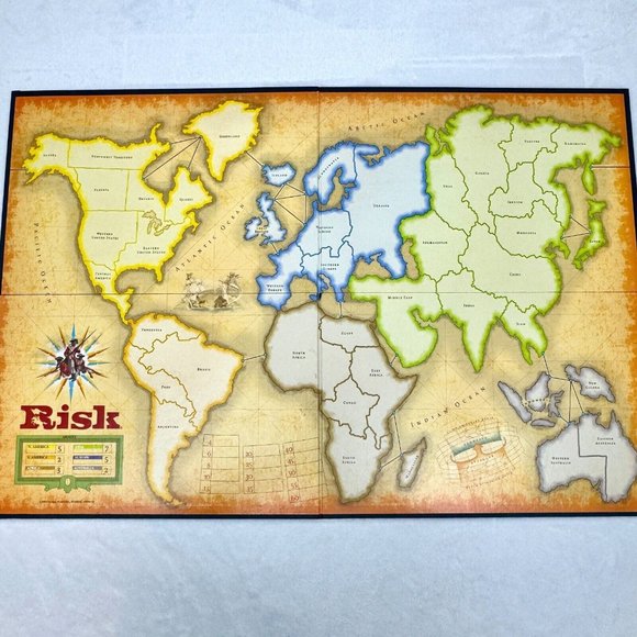 Risk The Board Game of Global Domination 2003 Parker Brothers 100% Complete - Picture 2 of 9